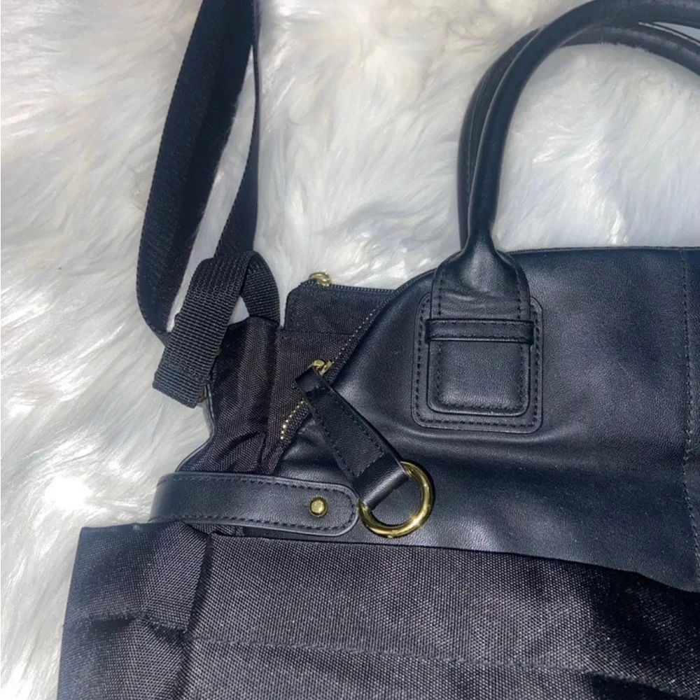 Black Skip Hop Diaper Bag Chelsea Baby Bag Crossbody Shoulder Bag - Picture 3 of 13